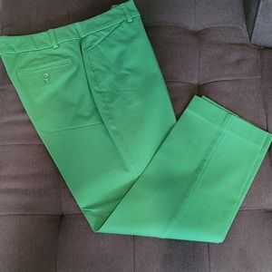 Charter Club New Port Slim Crop Pants Size 6 Green